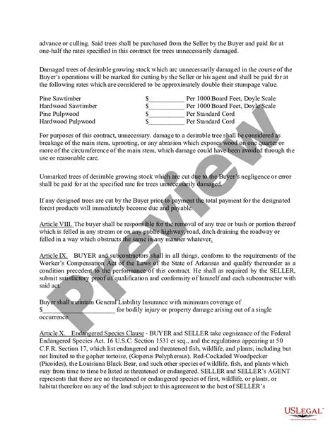 Timber Contract Template For Shopify Us Legal Forms