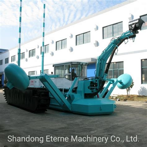 High Quality And New Condition Tons Amphibious Floating Backhoe