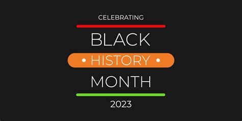 Black History Month banner with text and color decorations, 2023 Black ...