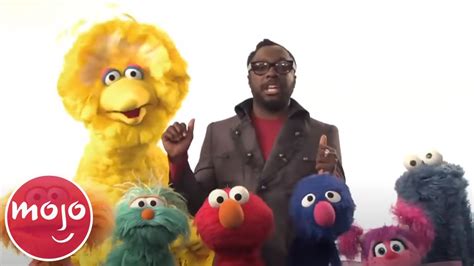 Top 10 Best Sesame Street Celebrity Songs Youtube