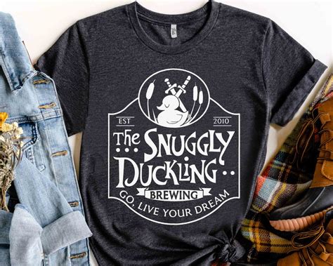 Disney Tangled The Snuggly Duckling Brewing Go Live Your Dream Shirt