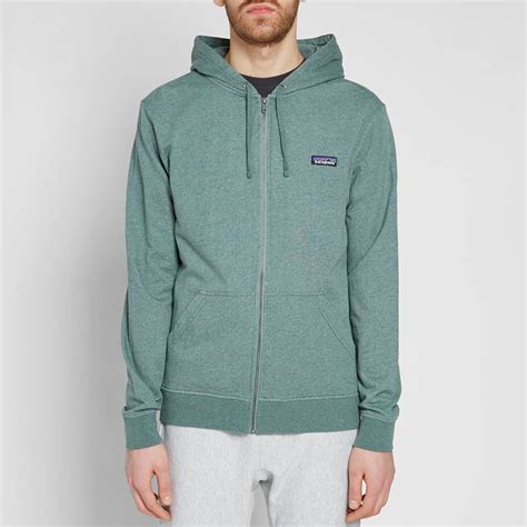 Patagonia P 6 Label Lightweight Zip Hoody Pesto End