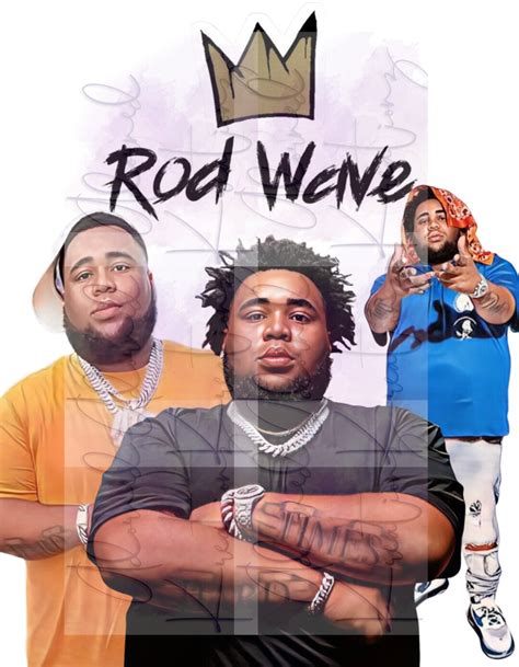 Rod Wave And Transparent PNG Etsy