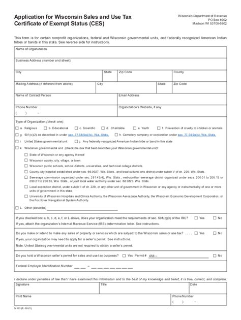 Wisconsin Application Tax Complete With Ease Airslate Signnow