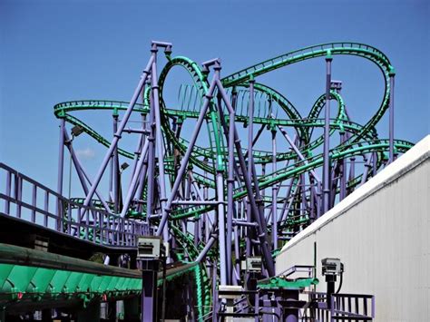 Joker S Jinx At Six Flags America Picture Coaster Net Amusement