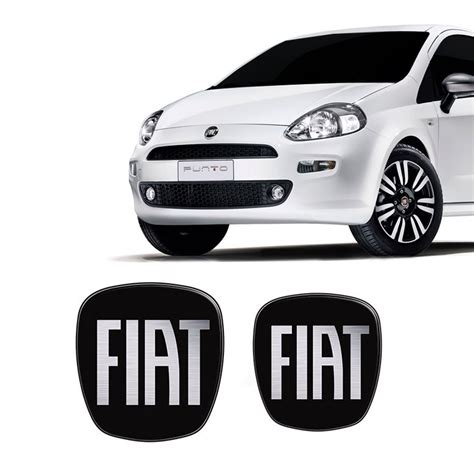 Adesivos Fiat Punto Emblemas Black Piano Sportinox