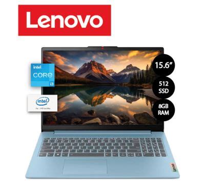 LAPTOP LENOVO IDEAPAD SLIM 3 15IAN8 I3 N305 8GB 512GB SSD INTEL UHD