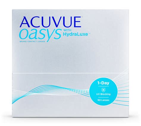 Acuvue Oasys 1 Day With Hydraluxe 90 Pack Contact Lenses Vision Direct Uk