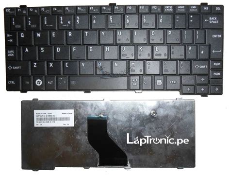 Teclado Toshiba Satellite C Negro Espa Ol Laptronic La Molina