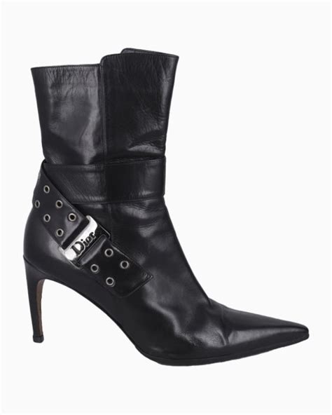 Bota Dior Original Ankle Boot Preta Feminina