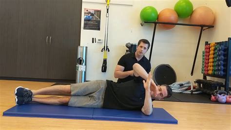 Deadmans Shoulder Stretchposterior Shoulder Capsule Stretch Youtube