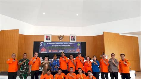 Basarnas Medan Gelar Pelatihan Pencarian Dan Pertolongan Di Permukaan