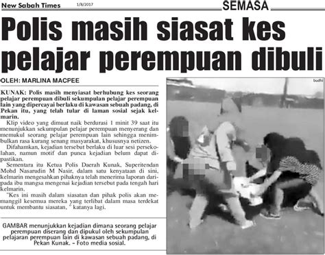 Isu Buli Dalam Kalangan Pelajar Sekolah