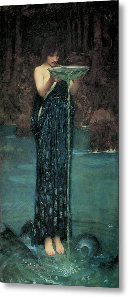 Circe Invidiosa Metal Print By John William Waterhouse