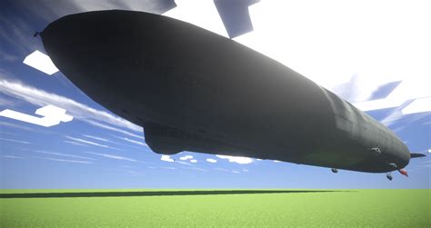 Graf Zeppelin D Lz127 3d For Blockbuster Minecraft Mod