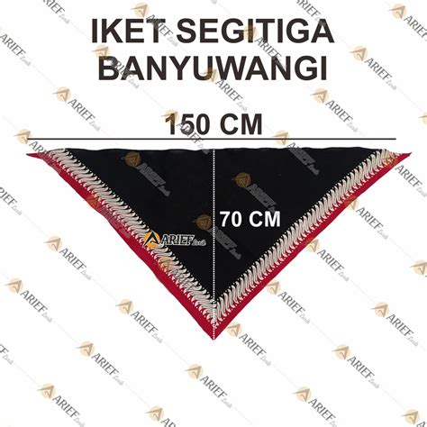 Jual Udeng Jawa Iket Kepala Segitiga Batik Jawa Timuran Banyuwangi