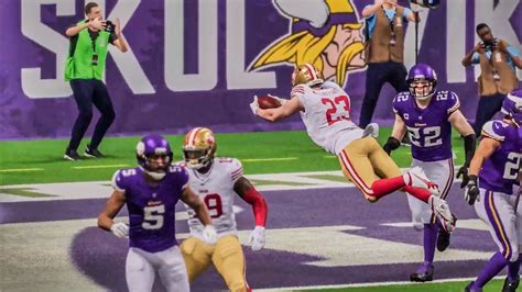 Monday Night Football Minnesota Vikings Vs San Francisco 49ers Nfl