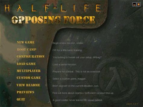 Screenshot Of Half Life Opposing Force Windows 1999 Mobygames