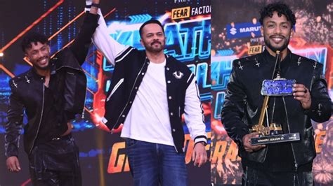 Khatron Ke Khiladi 13 रोहित शेट्टी के शो को मिला विनर रैपर डिनो जेम्स ने जीती ट्रॉफी Khatron