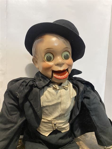 Vintage Early Charlie Mccarthy Ventriloquist Doll Nice Condition Dummy