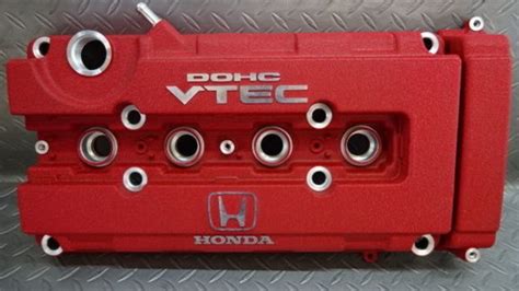 Honda Genuine Oem B18c B16b Integra Type R Dc2 Red Valve Cover 12310