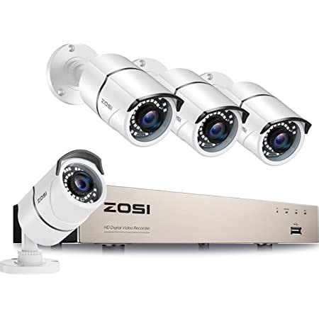 Amazon ZOSI 8CH 1080P Security Camera System Outdoor H 265 8