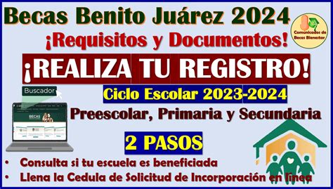 Estos Son Los Documentos Para El Registro De Las Becas Benito Ju Rez