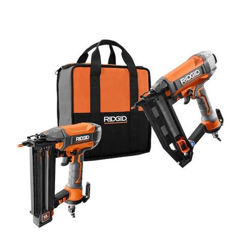 Ridgid Pneumatic Gauge In Brad Nailer With Clean Drive