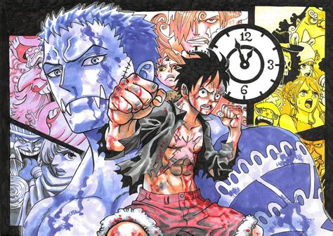 Luffy Vs Katakuri By Jigmetenzin One Piece Manga One Piece Drawing Anime Crossover