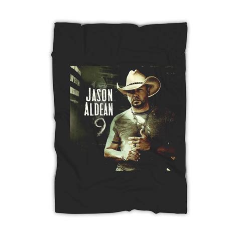 Jason Aldean 9 Album Cover Blanket