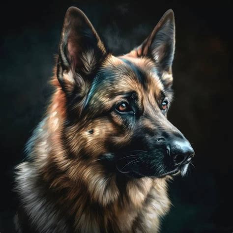 Saatchi Art Is Pleased To Offer The Painting German Shepherd Mukhtar