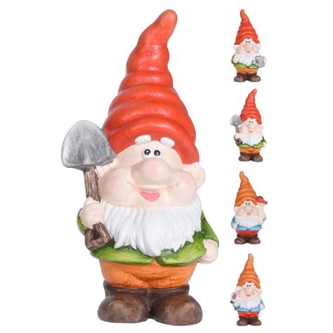 Ceramic Garden Gnome Décor 235cm Assorted Briscoes Nz