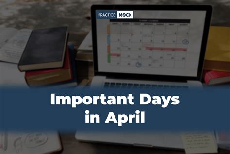 Important Days In April List Of National And International