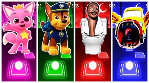 Pinkfong Paw Patrol Skibidi Toilet Car Eater Who Is Best