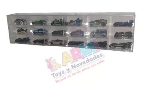 Vitrina Con Tapa Para Carritos Autos Hot Wheels Matchbox Etc Envío gratis