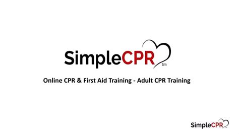 Ppt Online Cpr And First Aid Training Adult Cpr Training Powerpoint