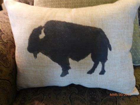 Bison Pillows Buffalo Pillows Animal Print Pillows - Etsy