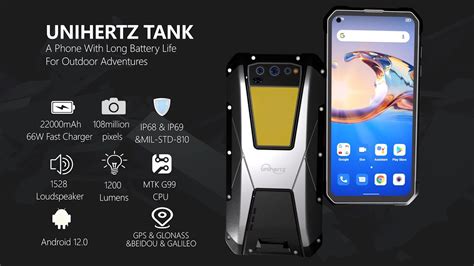 Introducing Unihertz S Safest Toughest Smartphone Tank Youtube