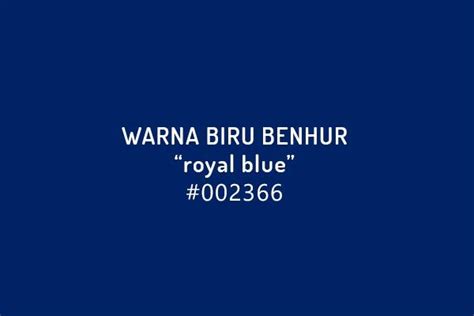 Jenis Warna Biru Ahli Soal