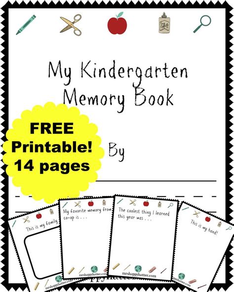 Kindergarten Mini Books Printable Free