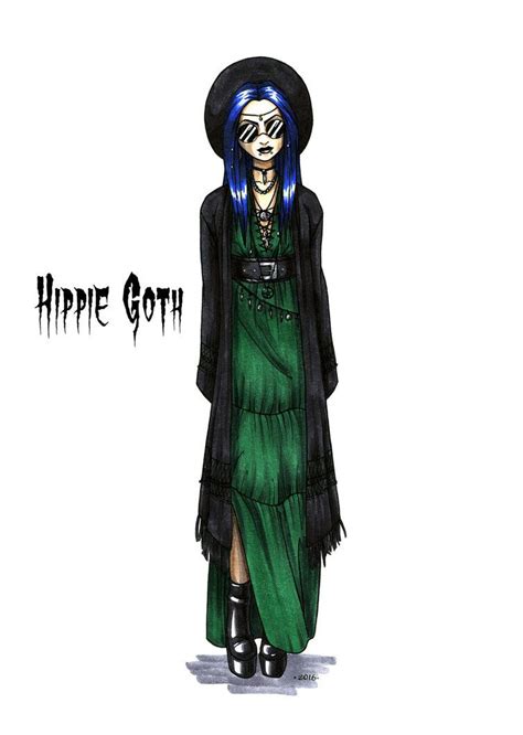 Goth Stereotype 5 Hippie Goth By HellgaProtiv Deviantart On