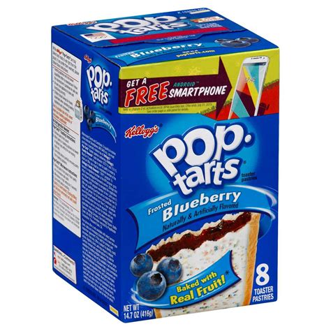 Pop Tarts Frosted Blueberry Toaster Pastries Shop Toaster Pastries At H E B