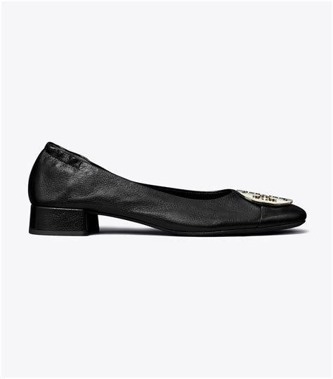 Claire Cap Toe Heel Ballet Women S Shoes Flats Tory Burch UK