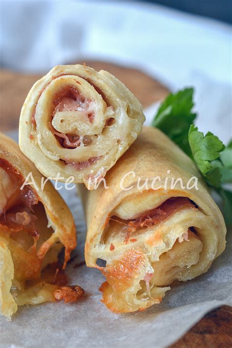 Involtini Al Prosciutto E Formaggio Snack Veloci