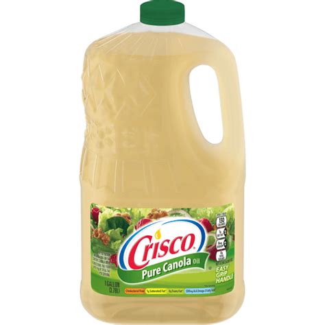 Crisco Pure Canola Oil Gallon Cooking Oils Sprays Reasor S