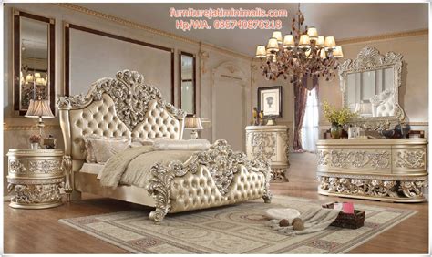 Kamar Tidur Ukir Victorian Klasik Furniture Jati Minimalis