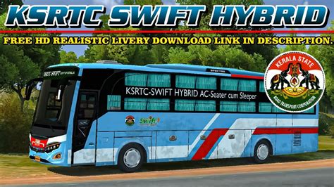 Ksrtc Swift Hybrid Bus Hd Prakash Vega Look Seater Cum Sleeperlivery