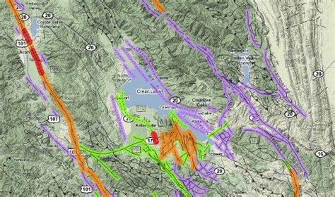 Lake County Newscalifornia States Updated Earthquake Map Looks At