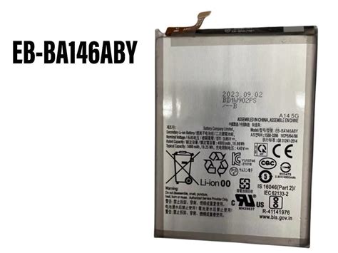 Cheap Price Samsung Galaxy A14 5G battery 4900mAh/18.86WH EB-BA146ABY ...