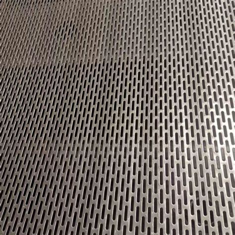 Stamping Aluminium Perforated Metal Sheet Silver Perforated Screen